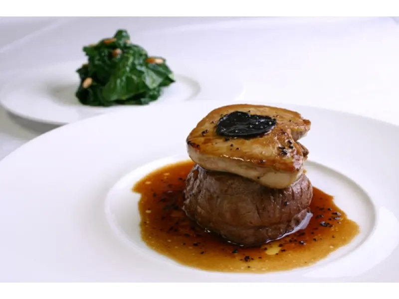 Fillet of Veal with Mushrooms and White Truffles