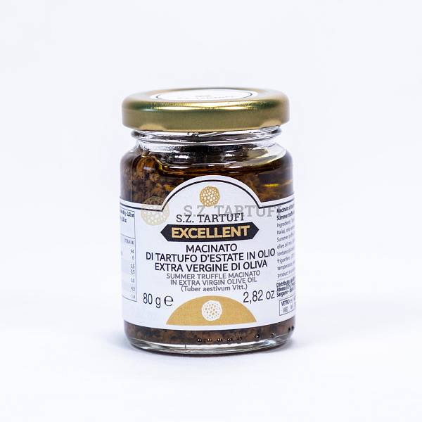 S.Z. Tartufi Minced Summer Truffle in extra virgin olive oil without flavours 80g (2,82oz)