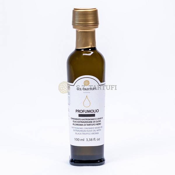 Condiment based on extra virgin olive oil with black truffle aroma 100ml (3,38fl. oz)